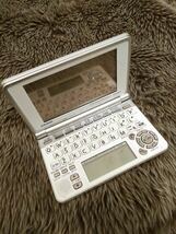 LU0585 □送料無料 中古 CASIO カシオ 電子辞書 EX-word DATAPLUS4 XD-SP4850 ホワイト シルバー タッチパネル タッチペン 学習 勉強_画像1