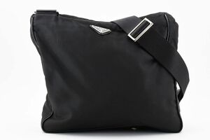 1円 PRADA プラダ テスート ナイロン リナイロン ショルダーバッグ 斜めかけ マルチポケット トライアングル 23-6795　