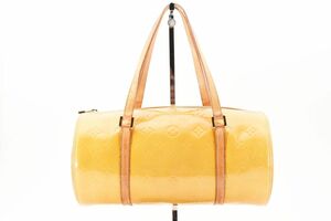 1円 Louis Vuitton　ルイヴィトン　モノグラムヴェルニ　ベッドフォード　ハンドバッグ　筒型　ドラムバッグ　M91006　23-7067