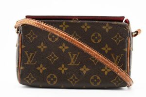 1円 Louis Vuitton ルイヴィトン　モノグラム　レシタル　ミニハンドバッグ　肩掛け　ワンショルダーバッグ　M51900 23-6780