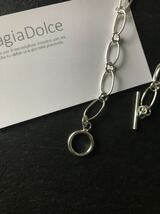 送料無料*MagiaDolce 5764silver925刻印あり シルバーブレスレット チェーンネックレス 男女ペア可能 シルバー925ネックレス シンプル_画像6