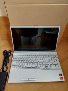 【展示品】富士通 LIFEBOOK FMVA52G2 AH52/G2 Ryzen7/メモリ 32GB/SSD 512GB/BDXL ブルーレイ/win11/office 2021付 23年2月製