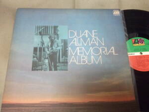 【国内盤LP】「デュアン・オールマン／メモリアル・アルバム」ワーナー