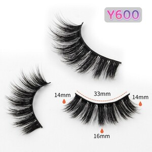 Y600 10 pair 3D mink eyelashes super .. lovely natural eyelashes extensions long eyelashes extensions 