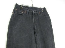 94年　USA製　Levi's リーバイス　501ブラック　デニムパンツ　W28 L36 レディース_画像2