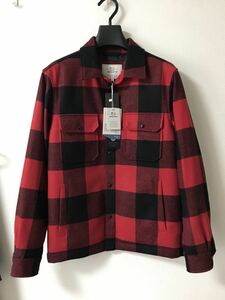 BUFFALO WOOLRICH ALASKAN WOOLCHECK OVERSHIRT ウールリッチ　バッファローチェック　BEAMS ダウンインナー