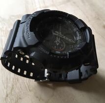 [新品同様] カシオ CASIO G-SHOCK GA140 ミリタリーブラック_画像5