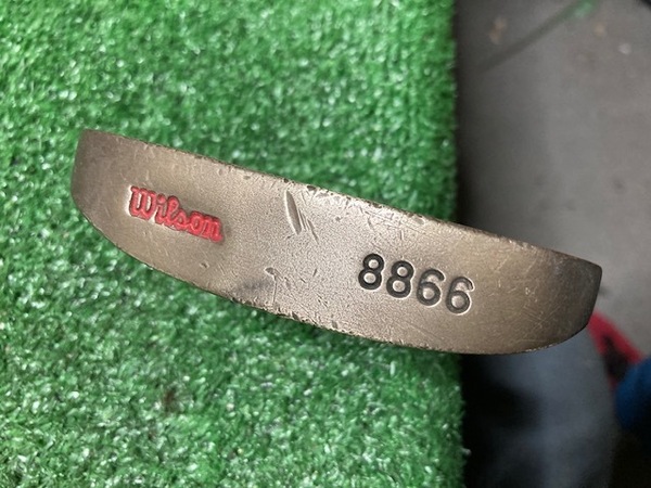 全国送料無料　レア　ヴィンテージパター　ウィルソン　WILSON 8866 　純正スチール35インチ　　　Ｙ1753