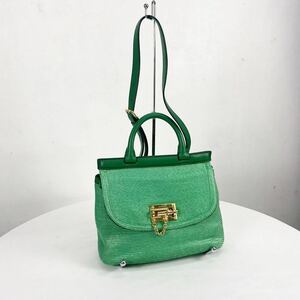 美品　DOLCE&GABBANA ドルチェ&ガッバーナ　レディース　2way ショルダーバッグ ハンドバッグ　鞄