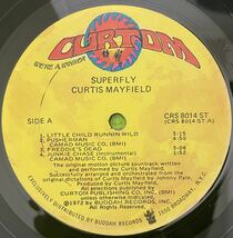 Soul sampling raregroove record ソウル　サンプリング　レアグルーブ　レコード　O.S.T.(Curtis Mayfield) / Super Fly 1972 US ORIGINAL_画像4