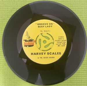 Soul funk 7inch ソウル　ファンク　7インチ　Harvey Scales Groove On Sexy Lady(7) 1969