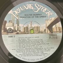 Soul sampling raregroove record ソウル　サンプリング　レアグルーブ　レコード　Walter Murphy Phantom Of The Opera(LP) 1978_画像5