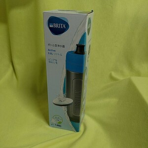 ブリタ 水筒 携帯用 浄水ボトル 600ml アクティブ ブルー マイクロディスクフィルター 1個付