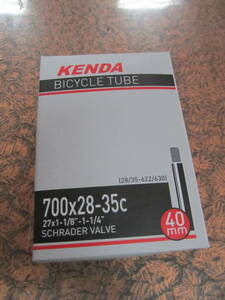 (^－^)　〒230円　700 × 28-35C　米式バルブ（40mm）　KENDA 　長期在庫品 【千葉市引取OK・パパチャリ】As　