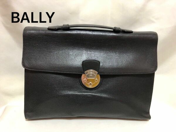 BALLY バリー　 ビジネスバッグ レザー ブラック