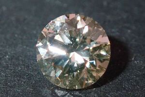 天然 ダイヤモンド 0.413ct fancy brown vs-2 ソーティング付き