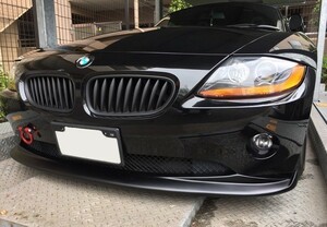 ★Stage21/セレブリップ★[新品/黒塗装済み/ビス付属]BMW Z4 E85 前期用エアロフロントリップスポイラー ［C/BMWZ4A-BL］