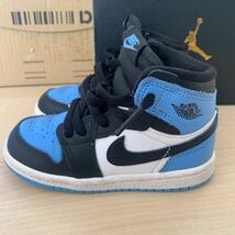 14cm NIKE JORDAN 1 RETRO HIGH OG TD University Blue UNC Toe エアジョーダン 1 ユニバーシティブルー_画像2