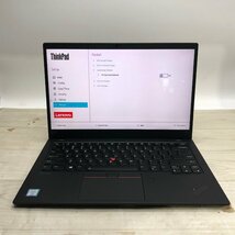 Lenovo ThinkPad X1 Carbon 20QE-S0410B Core i7 8665U 1.90GHz/16GB/256GB(NVMe) 〔A0503〕_画像2