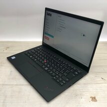 Lenovo ThinkPad X1 Carbon 20QE-S3260H Core i7 8665U 1.90GHz/16GB/512GB(NVMe) 〔1115N36〕_画像1