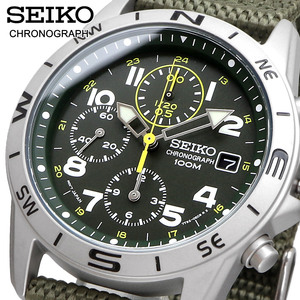 SEIKO セイコー 腕時計 メンズ 国内正規 クォーツ クロノグラフ ビジネス カジュアル SND377R