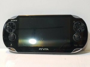 ★ジャンク SONY PS vita ブラック 本体 PCH-1000 本体のみ ソニー プレイステーション ビータ ヴィータ 初期化済み(2925782)