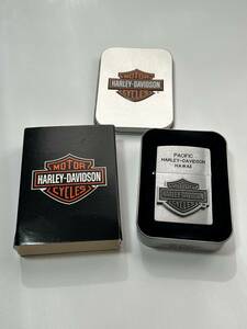 1998年製 ZIPPO ジッポー ライター HARLEY DAVIDSON ハーレーダビッドソン メタル貼り バイク ヴィンテージ