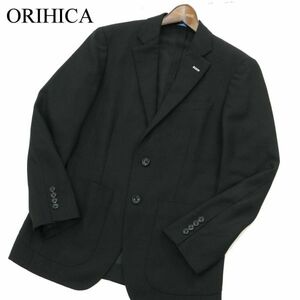 ORIHICA オリヒカ 春夏★ 2B アンコン テーラード ジャケット Sz.M　メンズ 黒 ビジネス ビジカジ　A3T06587_6#M