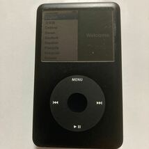 Apple iPod classic 160GB カラーBLACK 動作確認済　初期化済　本体のみ_画像1