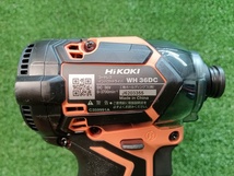 未使用 HiKOKI ハイコーキ 36V コードレス インパクトドライバ Bluetooth蓄電池 2個 充電器 付 WH36DC 2XPS (CS) コーラルストーン 限定色_画像4
