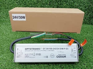未使用 OSRAM オスラム DC24V出力 LED用電源 テープライト ライン光源 OT30/100-242/24 DIM P G3 ①