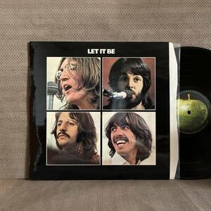 UK 1st 赤リンゴ ロゴ ★ 初回マト 両面2U ★ LET IT BE - Beatles / レット イット ビー ・ビートルズ