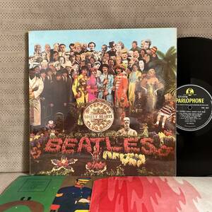 UK mono ワイド スパイン ジャケ ★ SGT PEPPERS ヘヴィー盤 - Beatles / サージェントペパーズ・ビートルズ