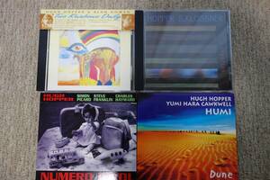 Hugh Hopper（ヒュー・ホッパー）「Two Rainbows Daily」「Cryptids」「Numero D'Vol」「Dune」4枚セット 中古品