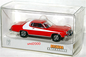 Brekina HO 1/87 フォード グラン トリノ Ford Gran Torino 刑事スタスキー&ハッチ Starsky & Hutch 赤い稲妻 ブレキナ