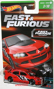 ヤマダ電気限定 Hot Wheels ワイルドスピード 三菱ランサー エボリューション 9 MitsubishiI Lancer Evolution IX ミツビシ Fast & Furious