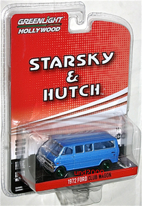 Greenlight 刑事スタスキー&ハッチ 1/64 1972 Ford Club Wagon フォード クラブ ワゴン Starsky & Hutch グリーンマシーン グリーンライト