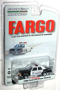 Greenlight 1/64 ファーゴ 1986 フォード LTD クラウン ビクトリア ポリスカー Ford Crown Victoria Police Fargo パトカー グリーンライト