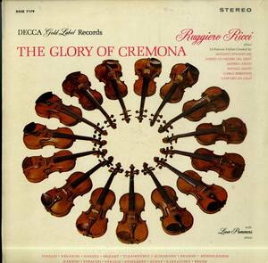 A00572987/LP/ルッジェーロ・リッチ「The Glory Of Cremora / Ruggerio Ricci Plays 15 Famous Violins」