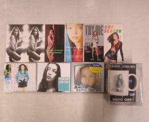 $915e/CDx9&プラスチックマグカップx1/安室奈美恵「安室奈美恵、sweet 19 blues、dance tracks、original tracks vol.1 含む 