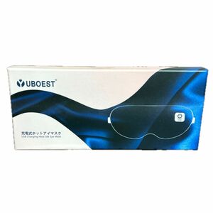 Eye Mask ホットアイマスク USB充電式　コードレス　ネイビー　新品