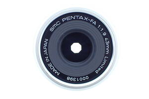 PENTAX ペンタックス 1:1.9 43mm limited リミテッド カメラ レンズのみ 現状品 キャップ フィルター フード付き