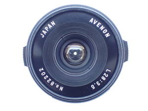 AVENON L28:3.5 アベノン カメラ 単焦点 レンズのみ キャップ付き