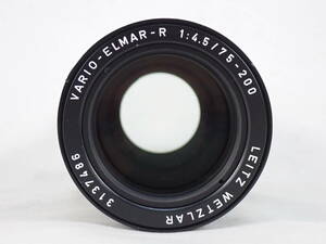 LEICA LEITZ WETZAR VARIO-ELMART-R 1:4.5/75-200 ライカ バリオ エルマー カメラ レンズ キャップ フィルター付き