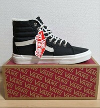 25cm 新品 VANS バンズ SK8-HI CORDURA SHERPA FOREST VN0A4BVT2LG ブラック ホワイト 黒 白 ヴァンズ スケートハイ スケハイ_画像3