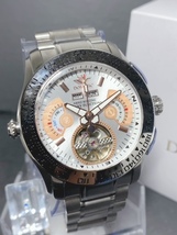 限定モデル 秘密のからくりギミック搭載 新品 DOMINIC ドミニク 正規品 腕時計 手巻き腕時計 ステンレスベルト アンティーク腕時計 メンズ_画像2