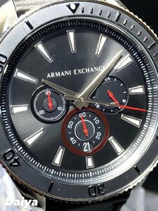 新品 AX ARMANI EXCHANGE アルマーニ エクスチェンジ 正規品 腕時計 アナログ クオーツ 防水 クロノグラフ レザーベルト ビジネス ギフト