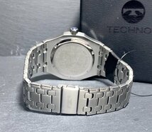 新品 TECHNOS テクノス 腕時計 正規品 アナログ腕時計 クオーツ カレンダー 5気圧防水 ステンレス ビジネス シルバー ブラック プレゼント_画像7