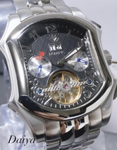 限定モデル 新品 DOMINIC ドミニク 正規品 腕時計 手巻き腕時計 秘密のからくりギミック搭載 ステンレス アンティーク腕時計 ブラック_画像1