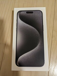 iPhone15　ProMAX　256GB　ブラックチタニウム　新品未開封　